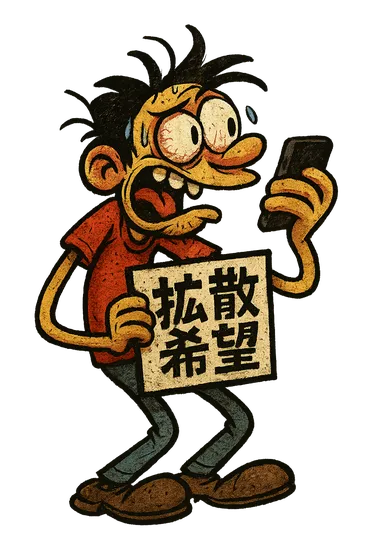 拡散希望おじ(SNS属性のおじさん)